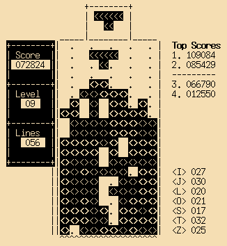 Monochrome ASCII (rxvt)